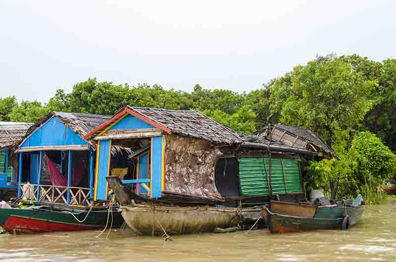 05 - Camboya - lago Tonle Sap y pueblo flotante de Chung Knearn